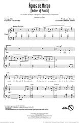Cover icon of Aguas De Marco (Waters Of March) (arr. Paris Rutherford) sheet music for choir (SATB: soprano, alto, tenor, bass) by Antonio Carlos Jobim and Paris Rutherford, intermediate skill level