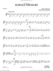 Cover icon of Surface Pressure (from Encanto) sheet music for orchestra (violin 2) by Lin-Manuel Miranda and Larry Moore, intermediate skill level