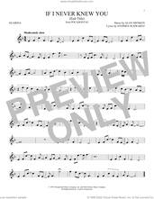 Cover icon of If I Never Knew You (End Title) (from Pocahontas) sheet music for ocarina solo by Jon Secada and Shanice, Alan Menken and Stephen Schwartz, intermediate skill level