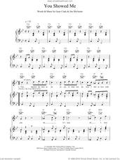 Cover icon of You Showed Me sheet music for voice, piano or guitar by The Lightning Seeds, intermediate skill level