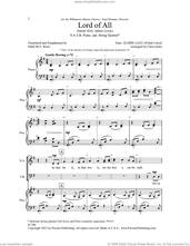 Cover icon of Lord Of All (Infant Holy, Infant Lowly) sheet music for choir (SATB: soprano, alto, tenor, bass) by Chris Jones, intermediate skill level