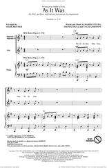 Cover icon of As It Was (arr. Mark Brymer) sheet music for choir (SSA: soprano, alto) by Harry Styles, Mark Brymer, Tom Hull and Tyler Johnson, intermediate skill level