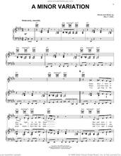Cover icon of A Minor Variation sheet music for voice, piano or guitar by Billy Joel and David Rosenthal, intermediate skill level