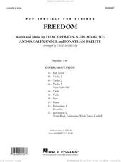 Cover icon of Freedom (arr. Paul Murtha) (COMPLETE) sheet music for orchestra by Paul Murtha, Andrae Alexander, Autumn Rowe, Jon Batiste, Jonathan Batiste and Tierce Person, intermediate skill level