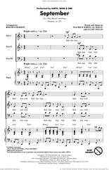Cover icon of September (arr. Roger Emerson) sheet music for choir (3-Part Mixed) by Earth, Wind & Fire, Roger Emerson, Al McKay, Allee Willis and Maurice White, intermediate skill level
