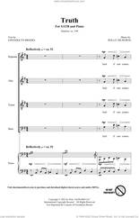 Cover icon of Truth sheet music for choir (SATB: soprano, alto, tenor, bass) by Rollo Dilworth and Gwendolyn Brooks, intermediate skill level