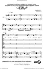 Cover icon of Journey On sheet music for choir (SATB: soprano, alto, tenor, bass) by Derrick Fox, intermediate skill level
