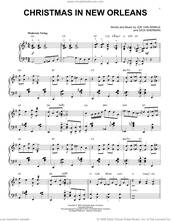 Cover icon of Christmas In New Orleans [Jazz version] (arr. Brent Edstrom) sheet music for piano solo by Louis Armstrong, Brent Edstrom, Dick Sherman and Joe Van Winkle, intermediate skill level