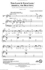 Cover icon of This Land Is Your Land/America, The Beautiful sheet music for choir (SAB: soprano, alto, bass) by Woody Guthrie, Roger Emerson, Katherine Lee Bates and Samuel Augustus Ward, intermediate skill level
