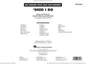 Cover icon of 'Deed I Do (arr. Rick Stitzel) (COMPLETE) sheet music for jazz band by Rick Stitzel, Fred Rose, Walter Hirsch and Walter Hirsch & Fred Rose, intermediate skill level