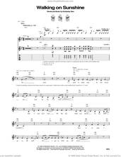 Cover icon of Walking On Sunshine sheet music for guitar (tablature) by Katrina And The Waves and Kimberley Rew, intermediate skill level