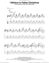 Cover icon of I Believe In Father Christmas (arr. David Jaggs) sheet music for guitar solo by Greg Lake, David Jaggs and Peter Sinfield, classical score, intermediate skill level