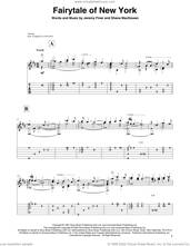 Cover icon of Fairytale Of New York (arr. David Jaggs) sheet music for guitar solo by The Pogues & Kirsty MacColl, David Jaggs, Jeremy Finer and Shane MacGowan, classical score, intermediate skill level