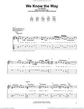 Cover icon of We Know The Way (from Moana) sheet music for guitar solo (easy tablature) by Opetaia Foa'i & Lin-Manuel Miranda and Lin-Manuel Miranda, easy guitar (easy tablature)