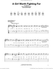 Cover icon of A Girl Worth Fighting For (from Mulan) sheet music for guitar solo (easy tablature) by David Zippel, Matthew Wilder and Matthew Wilder & David Zippel, easy guitar (easy tablature)