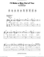 Cover icon of I'll Make A Man Out Of You (from Mulan) sheet music for guitar solo (easy tablature) by David Zippel, Matthew Wilder and Matthew Wilder & David Zippel, easy guitar (easy tablature)