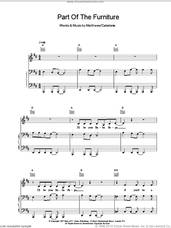 Cover icon of Part Of The Furniture sheet music for voice, piano or guitar by Catatonia, intermediate skill level