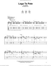 Cover icon of Logo Te Pate (from Moana) sheet music for guitar solo (easy tablature) by Opetaia Foa'i, easy guitar (easy tablature)
