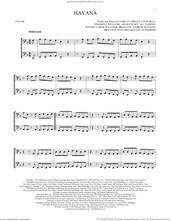 Cover icon of Havana (feat. Young Thug) sheet music for two cellos (duet, duets) by Camila Cabello, Adam Feeney, Ali Tamposi, Andrew Wotman, Brian Lee, Brittany Hazzard, Jeffery Lamar Williams, Kaan Gunesberk, Louis Bell and Pharrell Williams, intermediate skill level