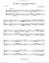Cover icon of We Don't Talk About Bruno (from Encanto) sheet music for two trombones (duet, duets) by Lin-Manuel Miranda, intermediate skill level