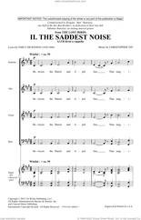 Cover icon of The Saddest Noise (Movement II from The Lost Birds) sheet music for choir (SATB Divisi) by Christopher Tin and Emily Dickinson, intermediate skill level