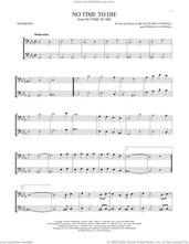 Cover icon of No Time To Die sheet music for two trombones (duet, duets) by Billie Eilish, intermediate skill level