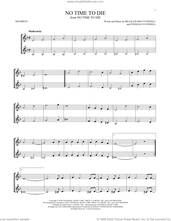 Cover icon of No Time To Die sheet music for two trumpets (duet, duets) by Billie Eilish, intermediate skill level