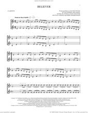 Cover icon of Believer sheet music for two clarinets (duets) by Imagine Dragons, Ben McKee, Dan Reynolds, Daniel Platzman, Justin Tranter, Mattias Larsson, Robin Fredriksson and Wayne Sermon, intermediate skill level