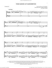Cover icon of Too Good At Goodbyes sheet music for two trombones (duet, duets) by Sam Smith, James Napier, Mikkel Eriksen and Tor Erik Hermansen, intermediate skill level