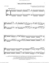 Cover icon of Million Reasons sheet music for two alto saxophones (duets) by Lady Gaga, Hillary Lindsey and Mark Ronson, intermediate skill level