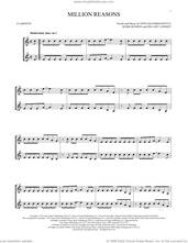Cover icon of Million Reasons sheet music for two clarinets (duets) by Lady Gaga, Hillary Lindsey and Mark Ronson, intermediate skill level