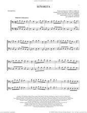 Cover icon of Senorita sheet music for two trombones (duet, duets) by Shawn Mendes & Camila Cabello, Ali Tamposi, Andrew Wotman, Benjamin Levin, Camila Cabello, Charlotte Aitchison, Jack Patterson, Magnus Hoiberg and Shawn Mendes, intermediate skill level