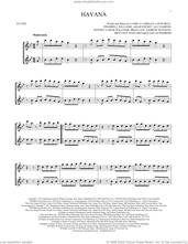 Cover icon of Havana (feat. Young Thug) sheet music for two flutes (duets) by Camila Cabello, Adam Feeney, Ali Tamposi, Andrew Wotman, Brian Lee, Brittany Hazzard, Jeffery Lamar Williams, Kaan Gunesberk, Louis Bell and Pharrell Williams, intermediate skill level