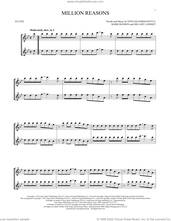 Cover icon of Million Reasons sheet music for two flutes (duets) by Lady Gaga, Hillary Lindsey and Mark Ronson, intermediate skill level