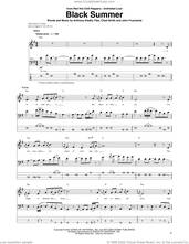 Cover icon of Black Summer sheet music for bass (tablature) (bass guitar) by Red Hot Chili Peppers, Anthony Kiedis, Chad Smith, Flea and John Frusciante, intermediate skill level