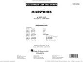 Cover icon of Milestones (arr. John Berry) (COMPLETE) sheet music for jazz band by Miles Davis and John Berry, intermediate skill level