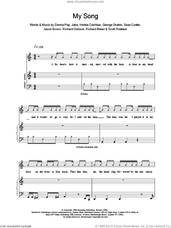 Cover icon of My Song sheet music for voice, piano or guitar by Ben Folds Five, intermediate skill level