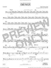 Cover icon of Obi-Wan (arr. Michael Brown) sheet music for concert band (bassoon) by John Williams and Michael Brown, intermediate skill level