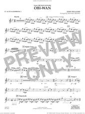 Cover icon of Obi-Wan (arr. Michael Brown) sheet music for concert band (Eb alto saxophone 2) by John Williams and Michael Brown, intermediate skill level