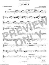 Cover icon of Obi-Wan (arr. Michael Brown) sheet music for concert band (Bb tenor saxophone) by John Williams and Michael Brown, intermediate skill level