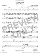 Cover icon of Obi-Wan (arr. Michael Brown) sheet music for concert band (trombone 2) by John Williams and Michael Brown, intermediate skill level