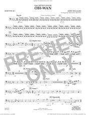 Cover icon of Obi-Wan (arr. Michael Brown) sheet music for concert band (baritone b.c.) by John Williams and Michael Brown, intermediate skill level