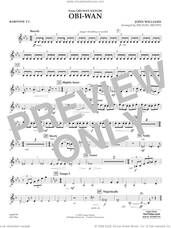 Cover icon of Obi-Wan (arr. Michael Brown) sheet music for concert band (baritone t.c.) by John Williams and Michael Brown, intermediate skill level