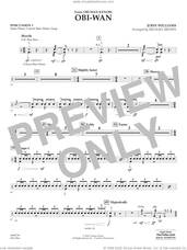 Cover icon of Obi-Wan (arr. Michael Brown) sheet music for concert band (percussion 1) by John Williams and Michael Brown, intermediate skill level