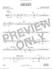 Cover icon of Obi-Wan (arr. Michael Brown) sheet music for concert band (percussion 2) by John Williams and Michael Brown, intermediate skill level