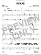 Cover icon of Obi-Wan (arr. Johnnie Vinson) sheet music for concert band (pt.2 - Eb alto saxophone) by John Williams and Johnnie Vinson, intermediate skill level