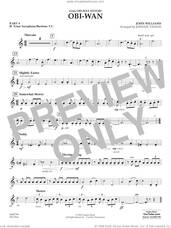 Cover icon of Obi-Wan (arr. Johnnie Vinson) sheet music for concert band (Bb tenor sax/bar. t.c.) by John Williams and Johnnie Vinson, intermediate skill level