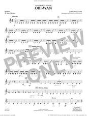 Cover icon of Obi-Wan (arr. Johnnie Vinson) sheet music for concert band (pt.5 - Bb bass clarinet) by John Williams and Johnnie Vinson, intermediate skill level