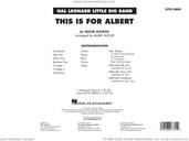 Cover icon of This Is For Albert (arr. Mark Taylor) (COMPLETE) sheet music for jazz band by Mark Taylor and Wayne Shorter, intermediate skill level