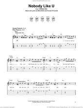 Cover icon of Nobody Like U (from Turning Red) sheet music for guitar solo (easy tablature) by 4*TOWN and Billie Eilish, easy guitar (easy tablature)